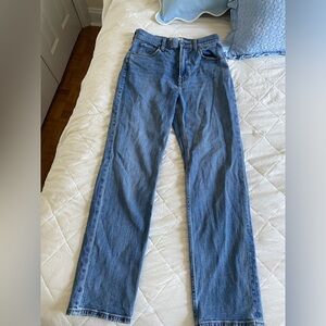 Abercrombie & Fitch Ankle Straight ultra high rise jeans